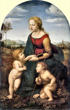 Raphael Painting - La Belle Jardiniere Renaissance master Raphael
